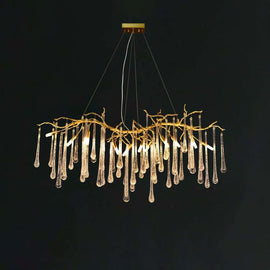 Aqua Makrama Chandeliers - thebelacan