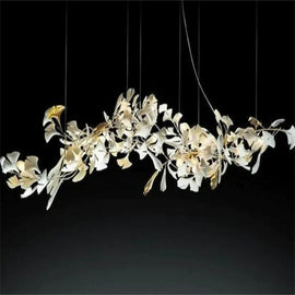 Ceramic Ginkgo Luxury Branch Chandelier - thebelacan
