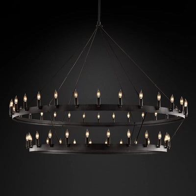 Camino Vintage Candelabra 2-Tier Chandelier
