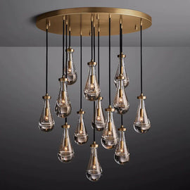 Raindrops Round Chandelier 36" - thebelacan