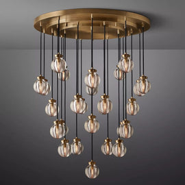 Roby Spherical Modern Round Chandelier 38" - thebelacan