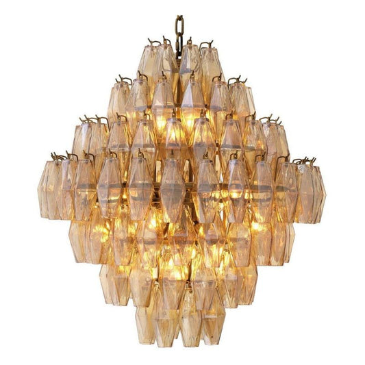 Chara Glass Large Chandelier - thebelacan