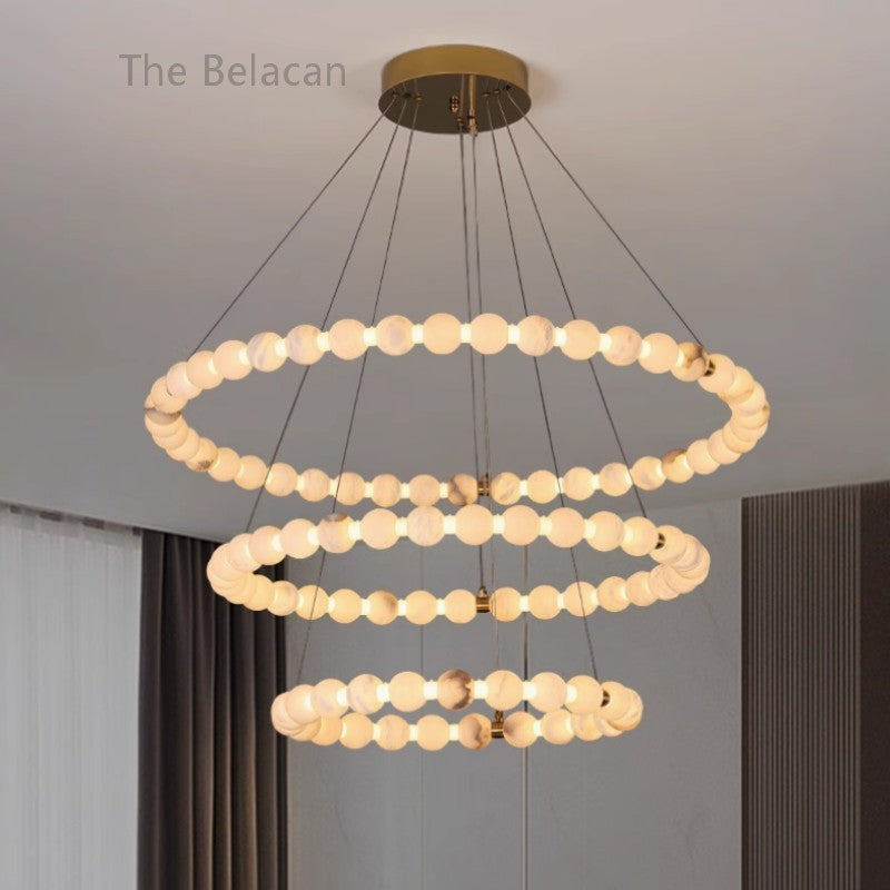Alabaster Veritas Chandelier - thebelacan