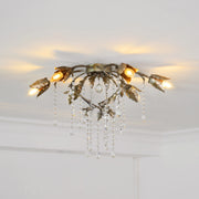 Gothic Viticci Flushmount 23.5" -Silver - thebelacan