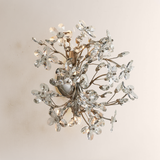 Crystal Flowers Fiore Wall Sconce - thebelacan
