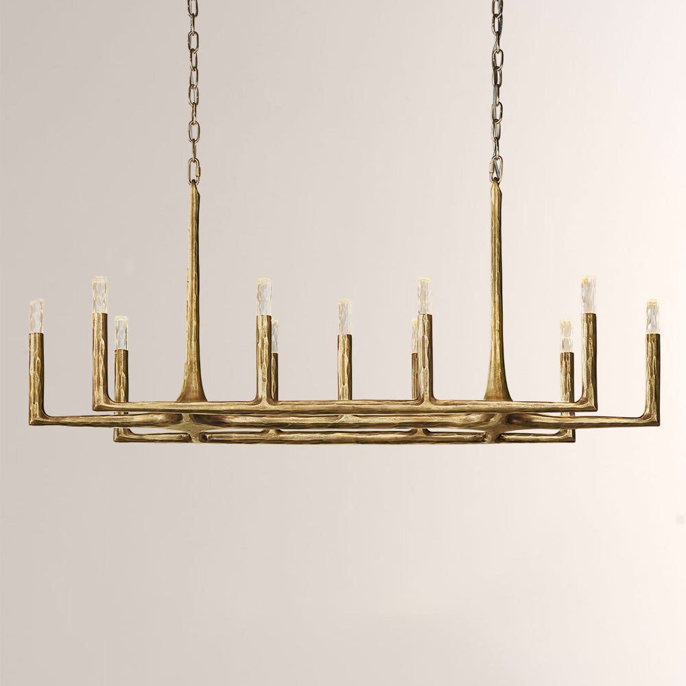 Thadeus Linear Chandelier 54” - thebelacan