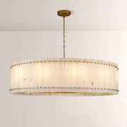 San Marco Alabaster Round Chandelier - thebelacan