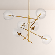 Modern Apolo Glass Ball Chandelier - thebelacan