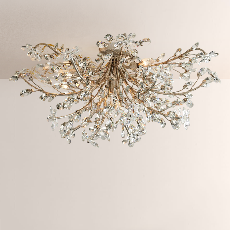 Crystal Flowers Fiore Flushmount - thebelacan
