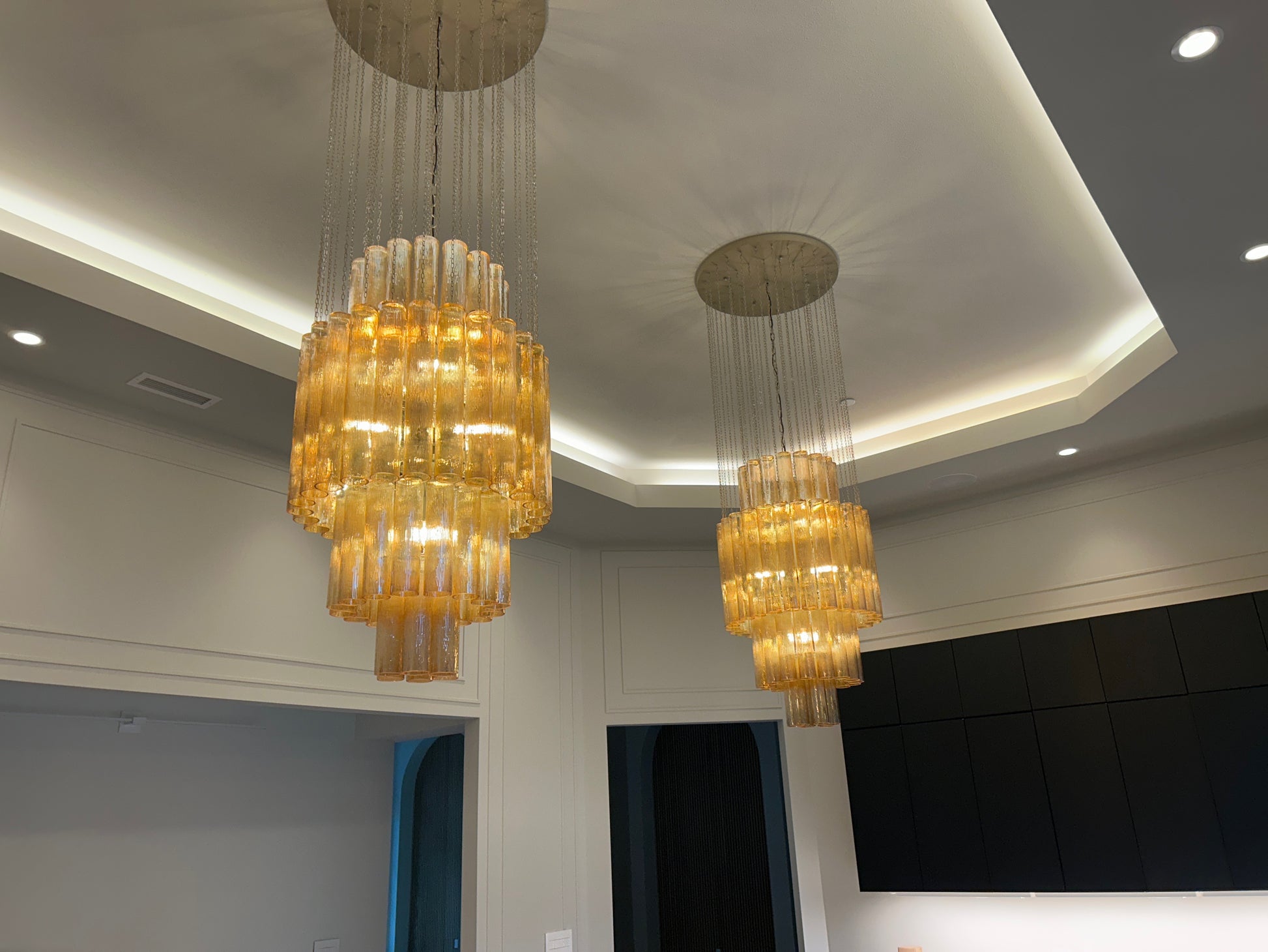Serena Multi-Tier Round Chandelier 24"D 30"D 34"D - thebelacan