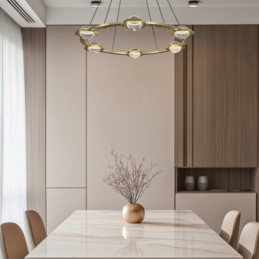 Planet Round Chandelier 48" - thebelacan