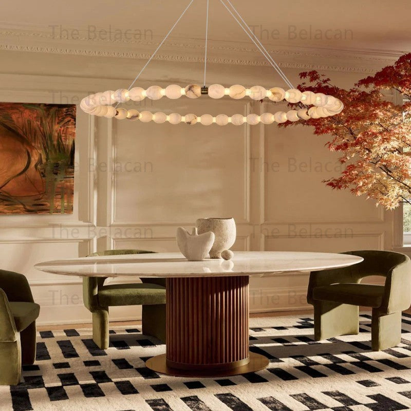 Alabaster Veritas Chandelier - thebelacan