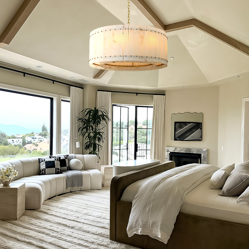 San Marco Alabaster Round Chandelier