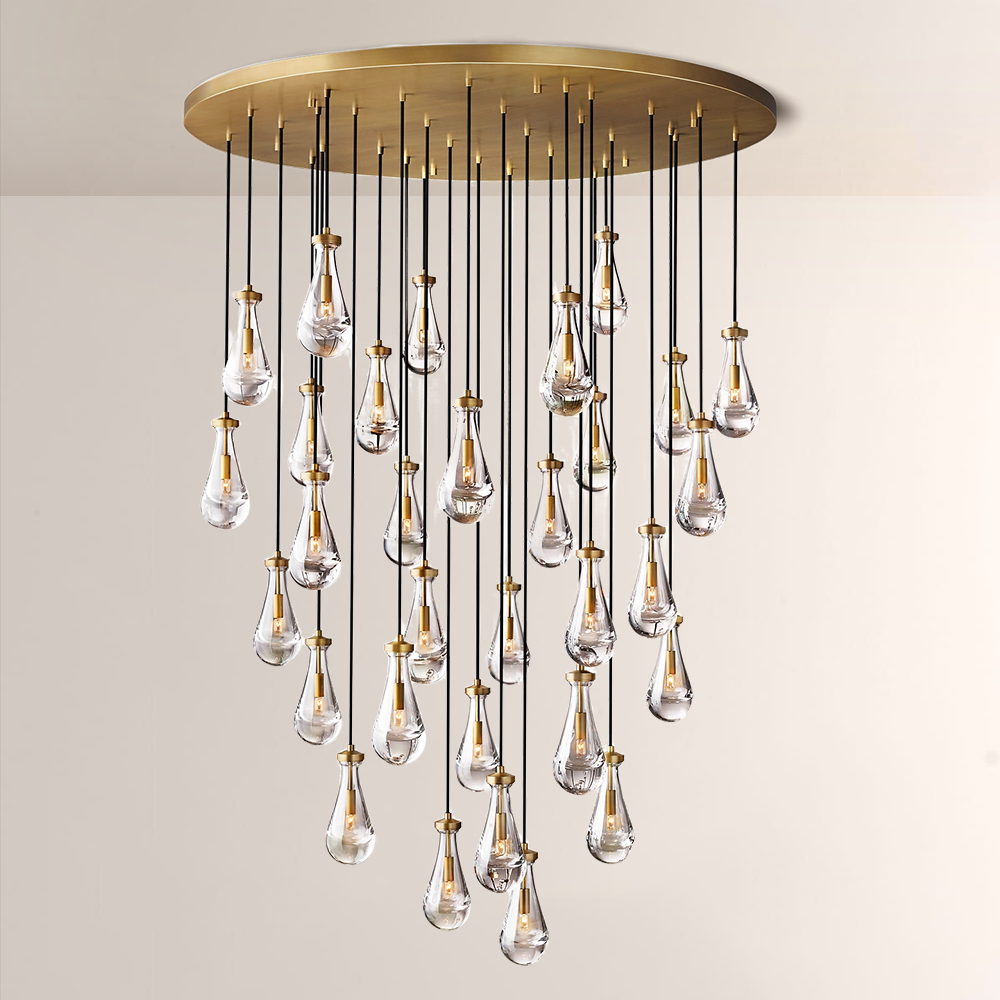 Raindrops Round Chandelier 60" - thebelacan