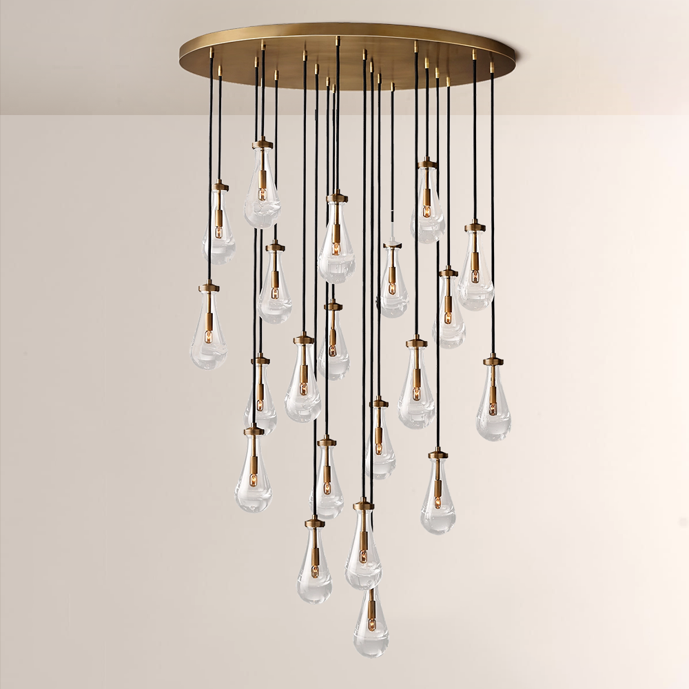 Raindrops Round Chandelier 47" - thebelacan
