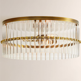 Molly Crystal Round Flushmount 18“ - thebelacan