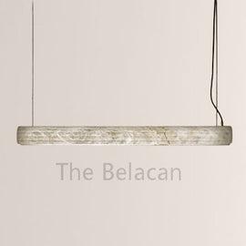 Alabaster Roll Chandelier - thebelacan
