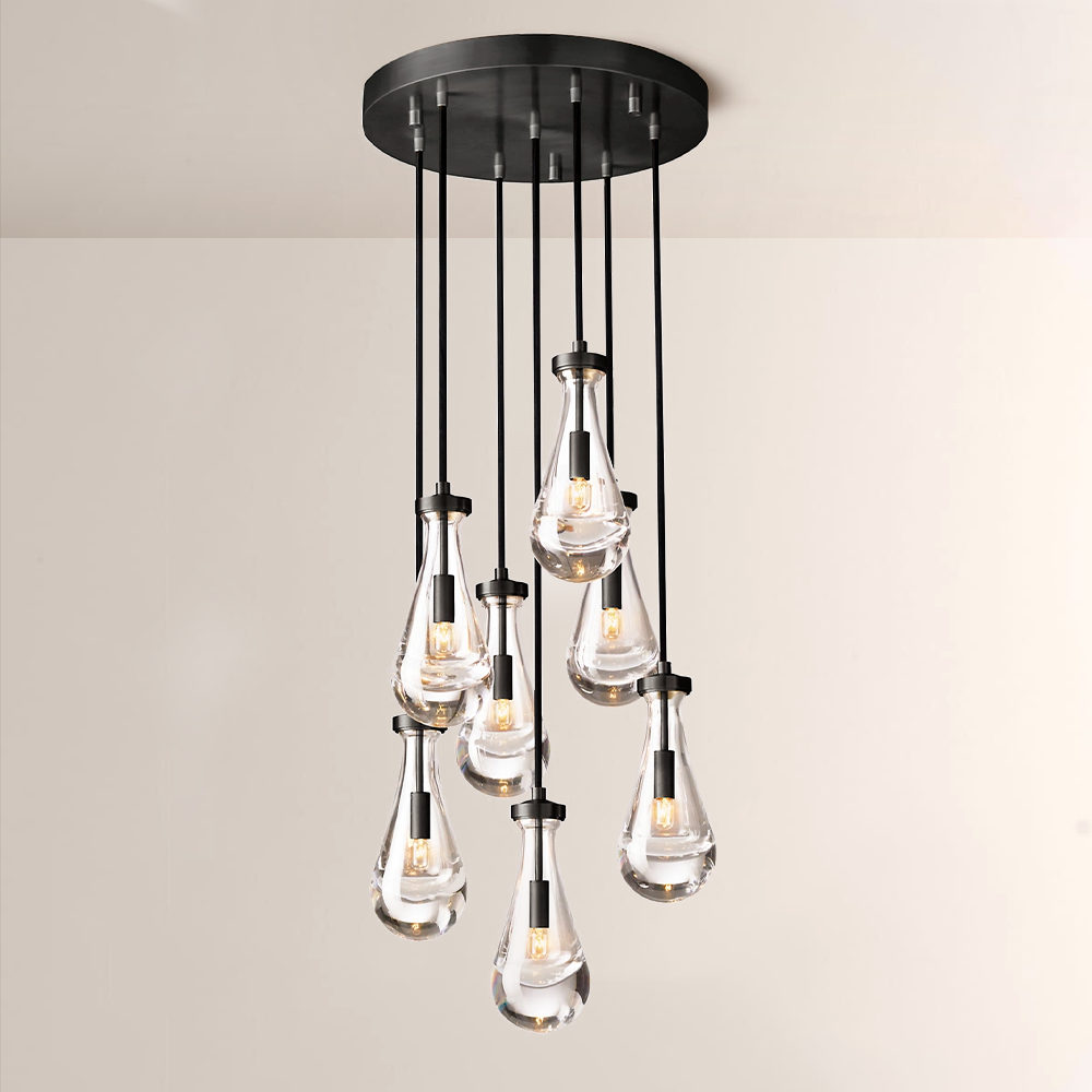 Raindrops Round Chandelier 18" - thebelacan
