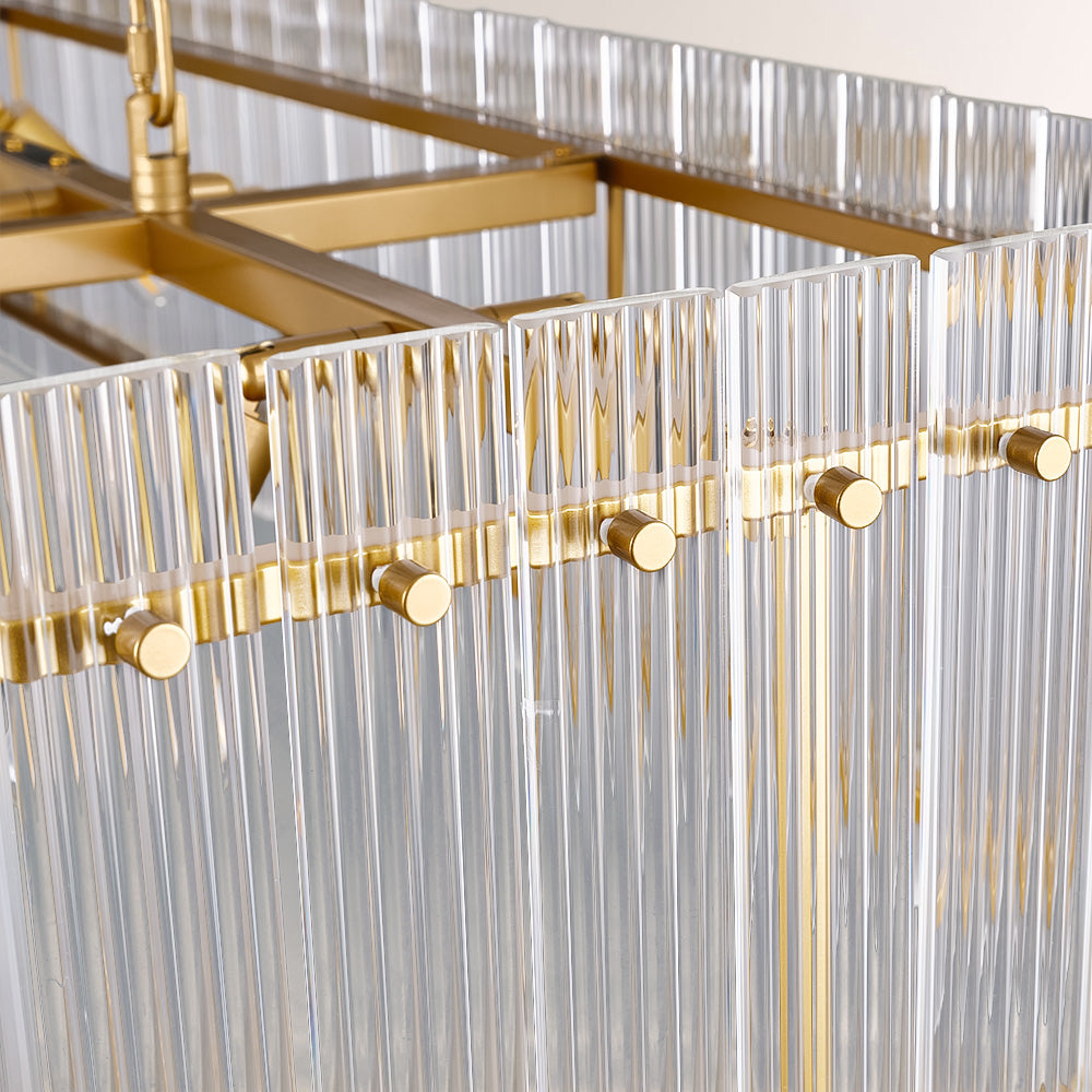 San Marco Rectangular Chandelier 54" - thebelacan