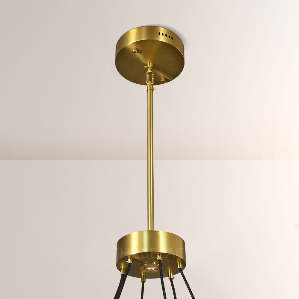 Planet Round Chandelier 36" - thebelacan