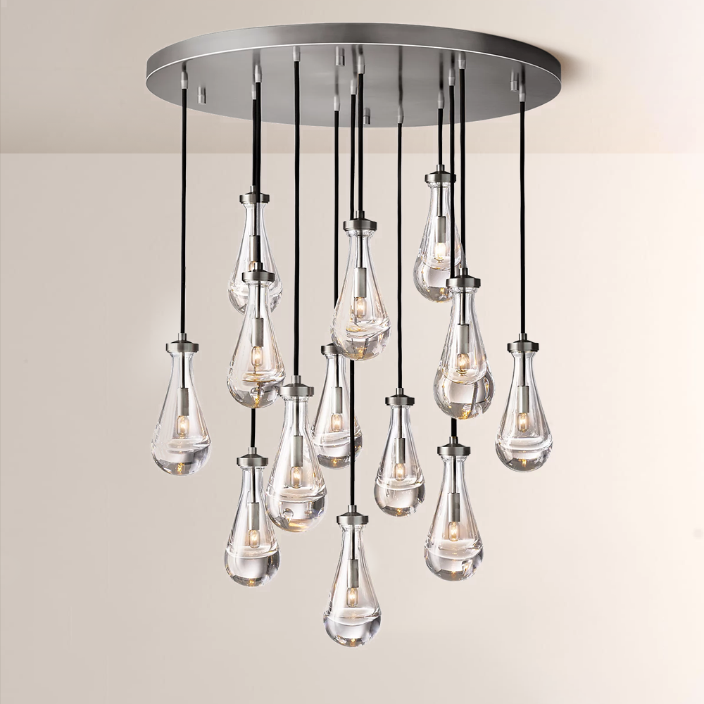 Raindrops Round Chandelier 36" - thebelacan