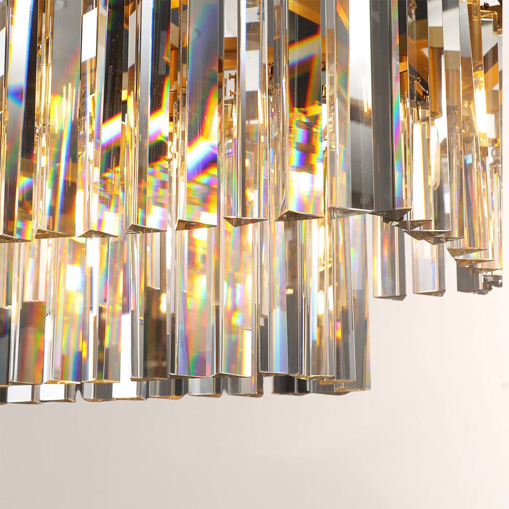 1920s Odem Rectangular Chandelier 49" - thebelacan