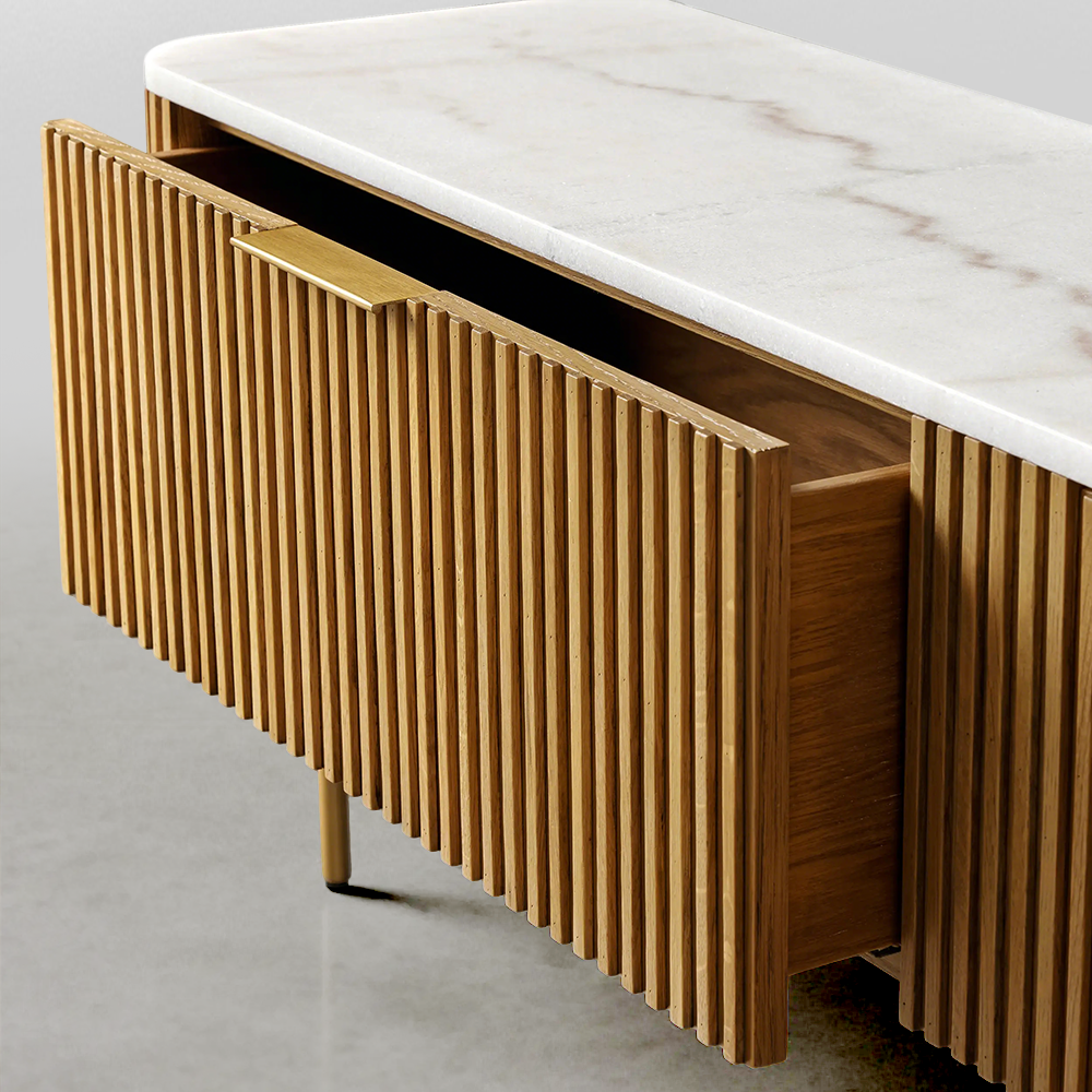 Fimley Low Media Console - thebelacan