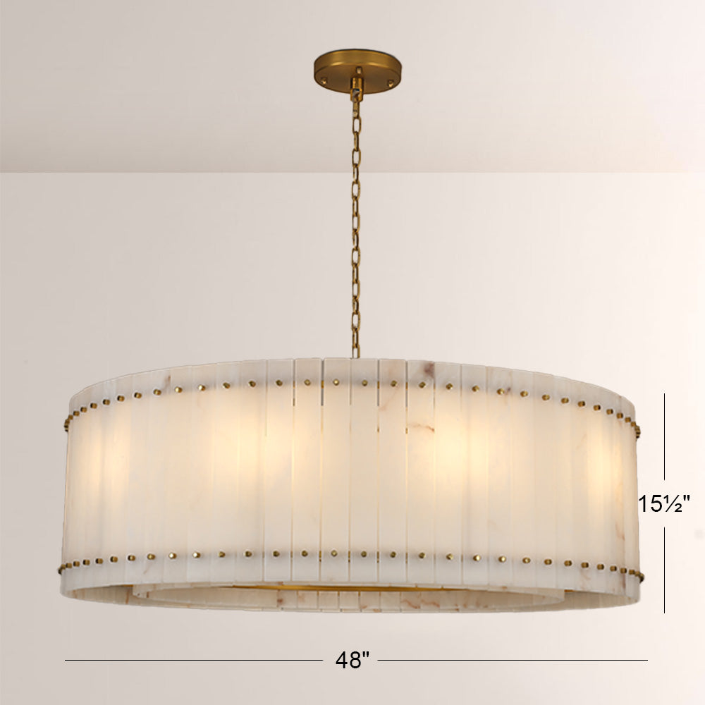 San Marco Alabaster Round Chandelier