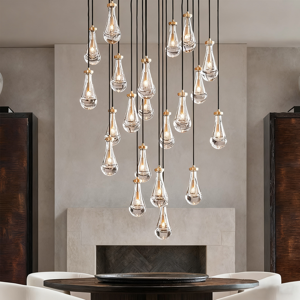 Raindrops Round Chandelier 36" - thebelacan
