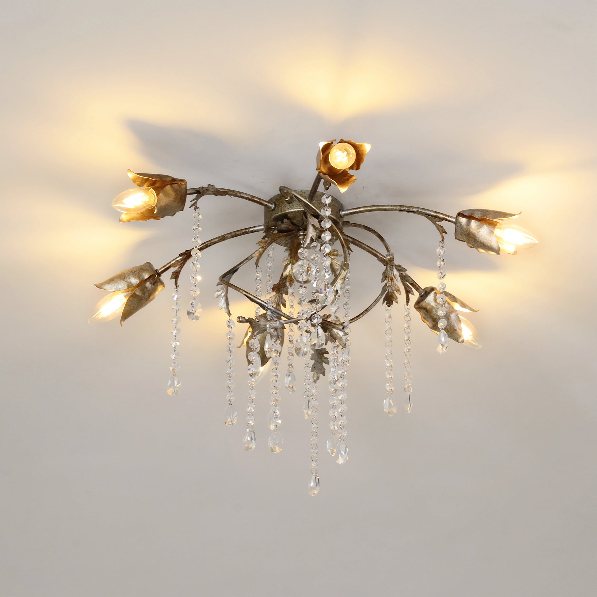 Gothic Viticci Flushmount 23.5" -Silver - thebelacan