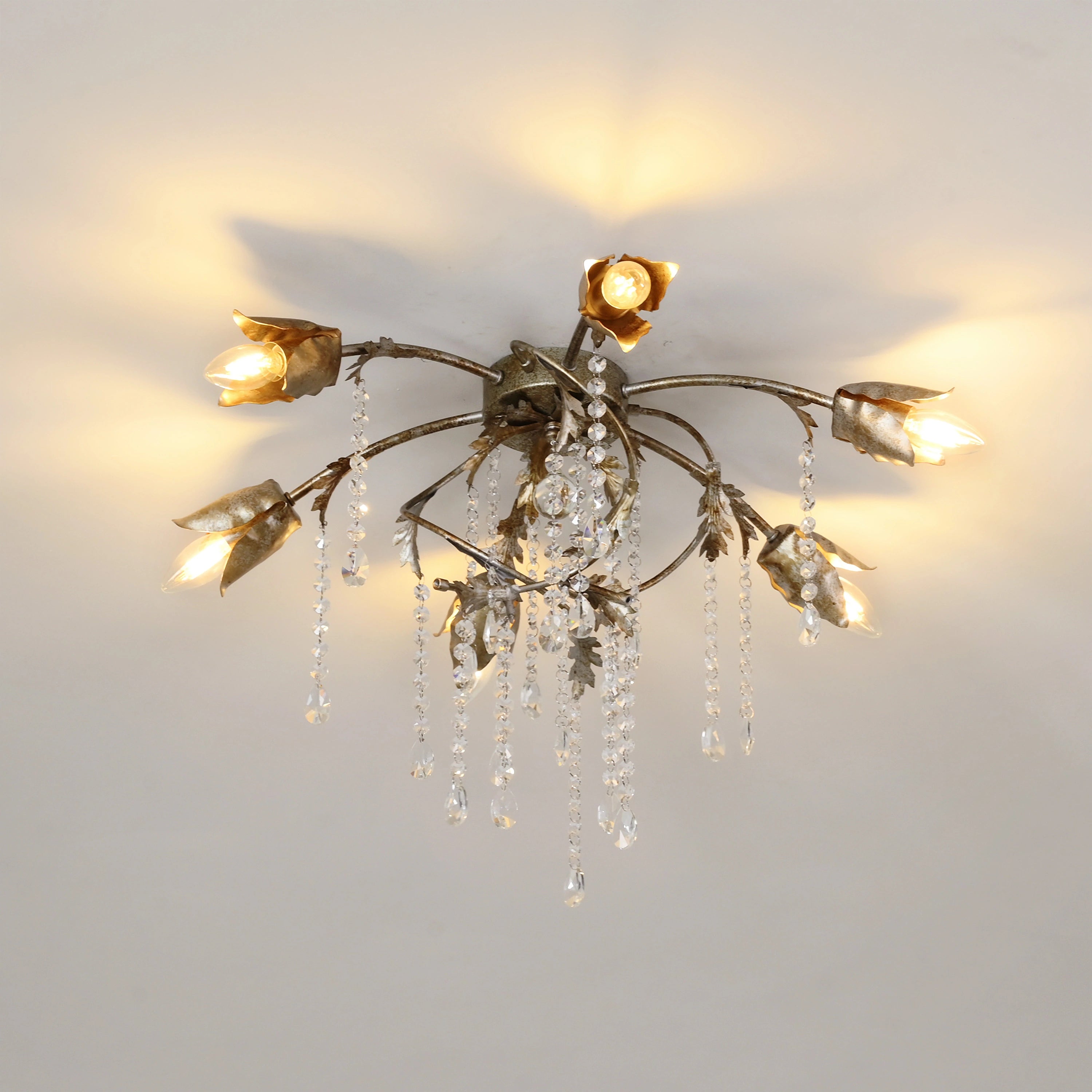 Gothic Viticci Flushmount 23.5" -Silver - thebelacan