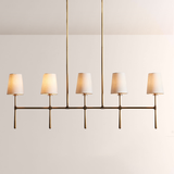 Rhodes Linear Chandelier 5 / 6 Light - thebelacan