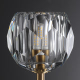 Kristal Clear Glass Short Wall Sconce - thebelacan