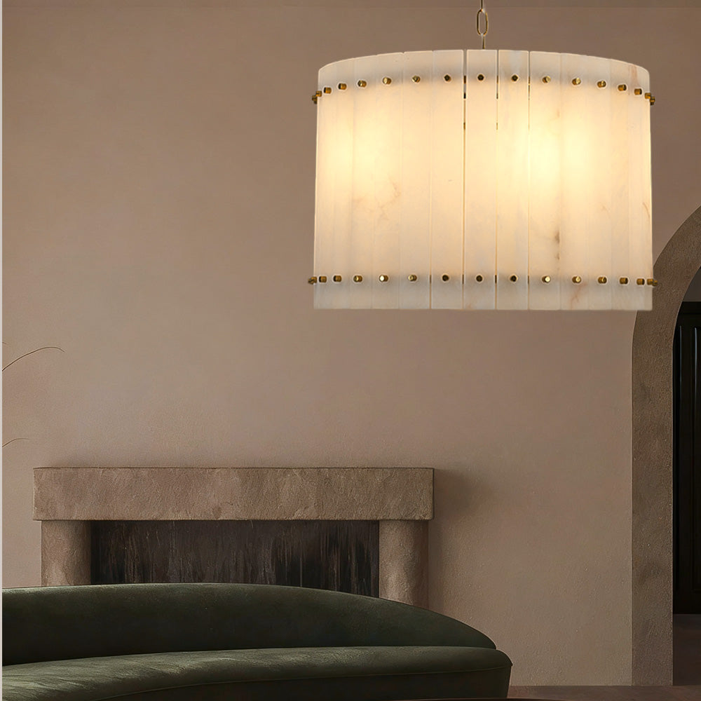 San Marco Alabaster Round Chandelier