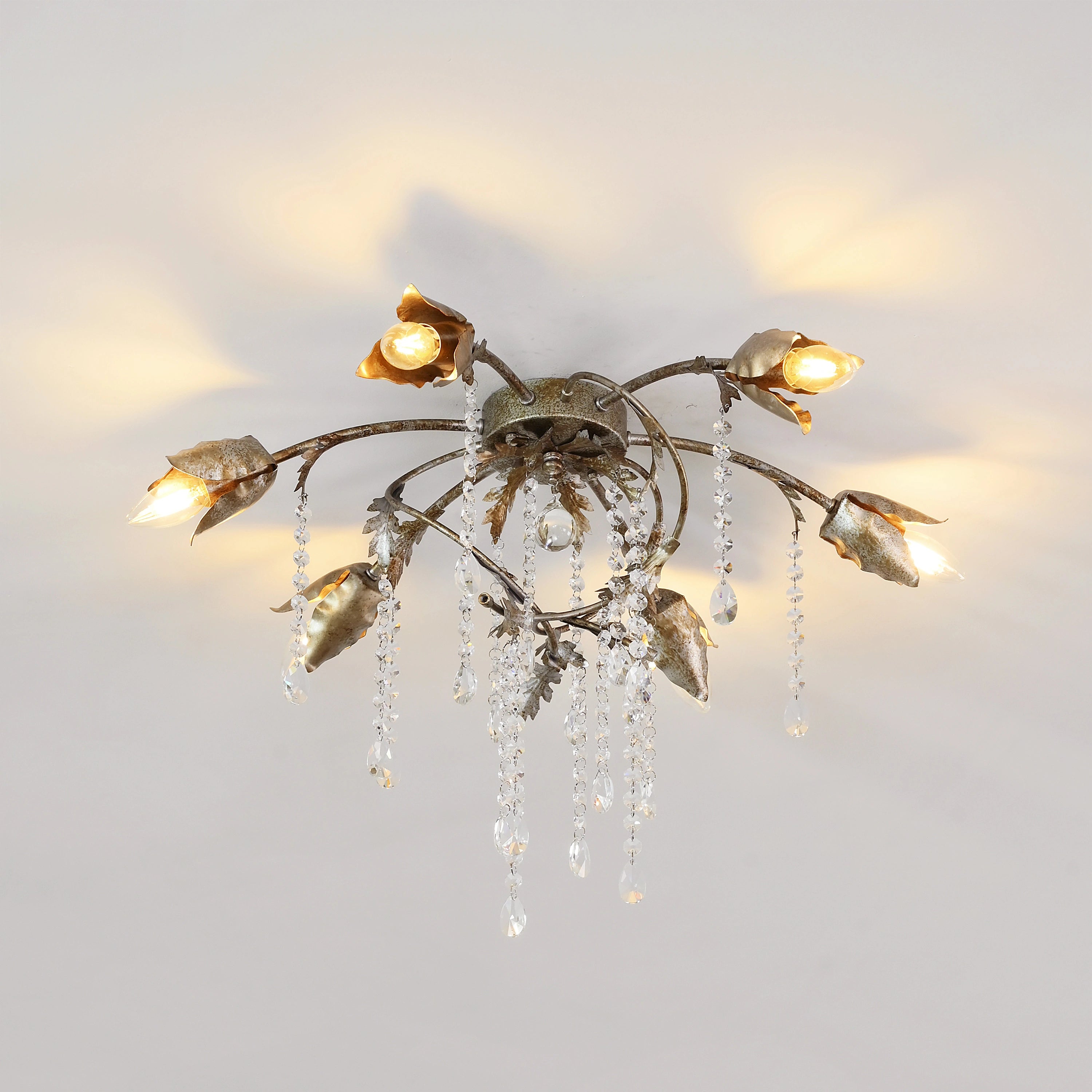 Gothic Viticci Flushmount 23.5" -Silver - thebelacan