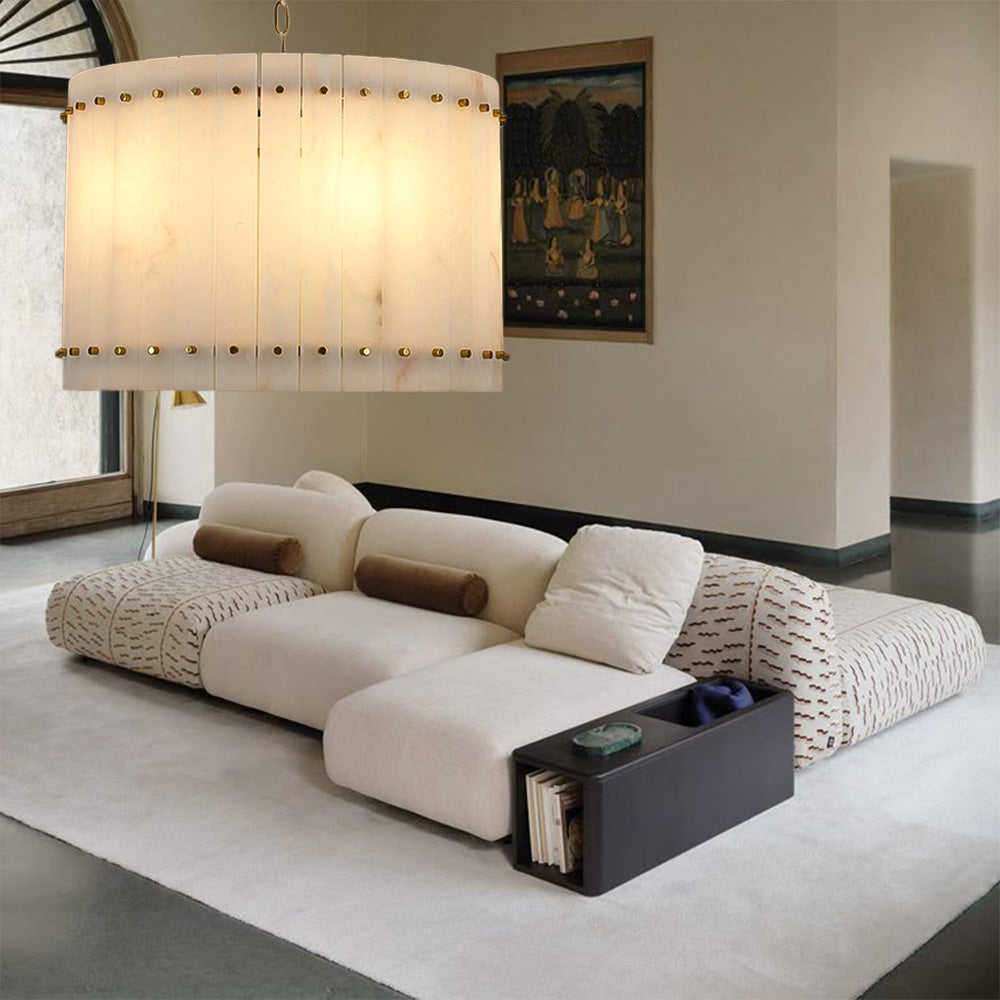 San Marco Alabaster Round Chandelier