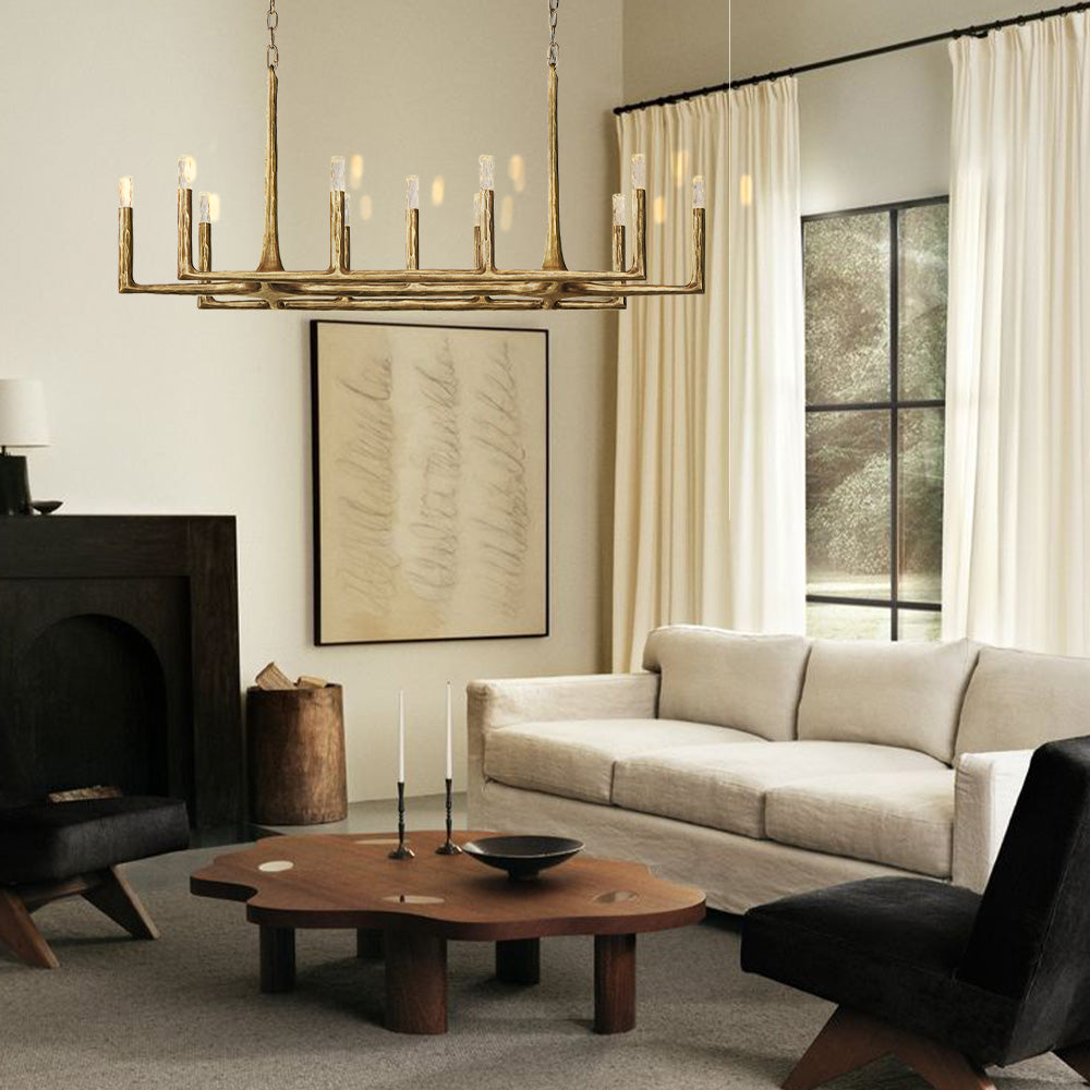 Thadeus Linear Chandelier 54” - thebelacan