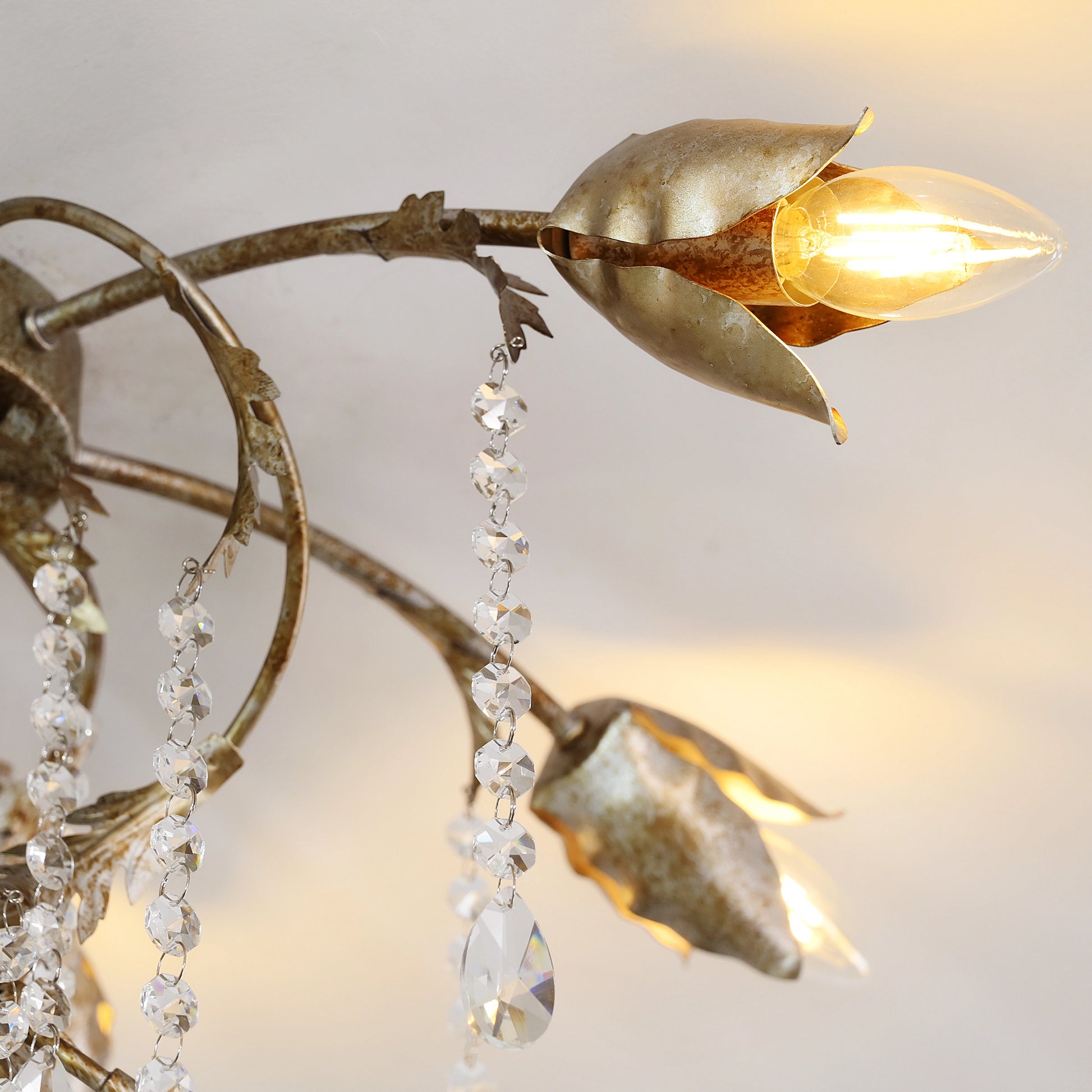 Gothic Viticci Flushmount 23.5" -Silver - thebelacan