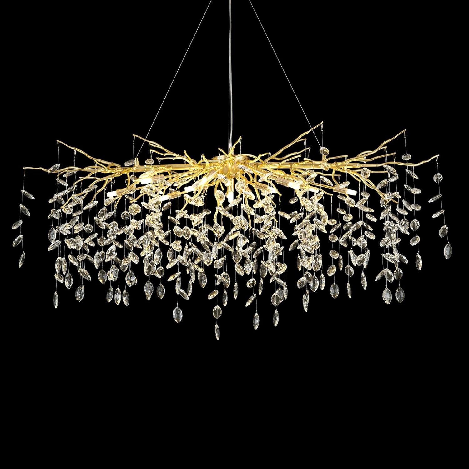 Modern Ice Eyes Tree Branch Chandelier for All rooms 47" - thebelacan