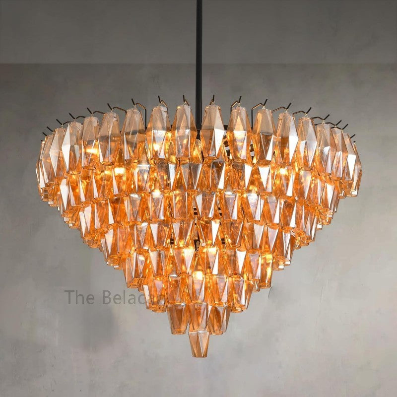 Modern Chara Round Chandelier 38" - thebelacan