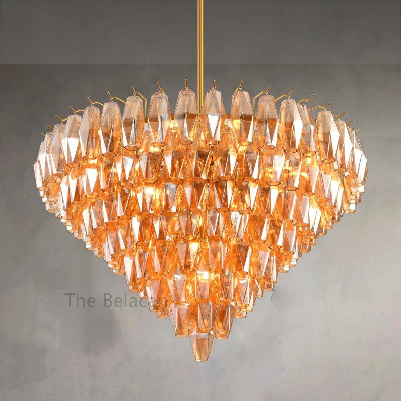 Modern Chara Round Chandelier 38" - thebelacan