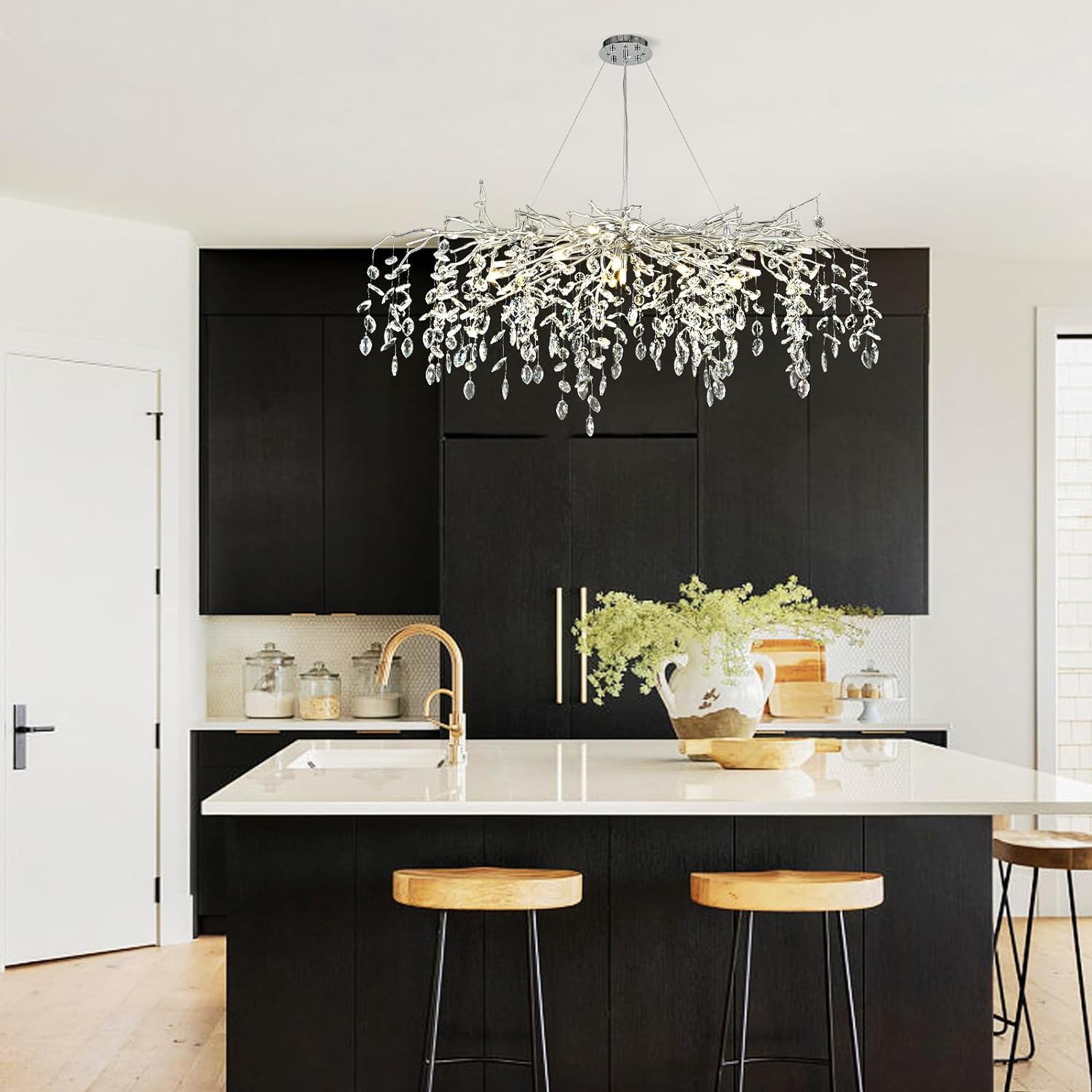 Modern Ice Eyes Tree Branch Chandelier for All rooms 47" - thebelacan