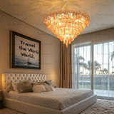 Modern Chara Round Chandelier 38" - thebelacan