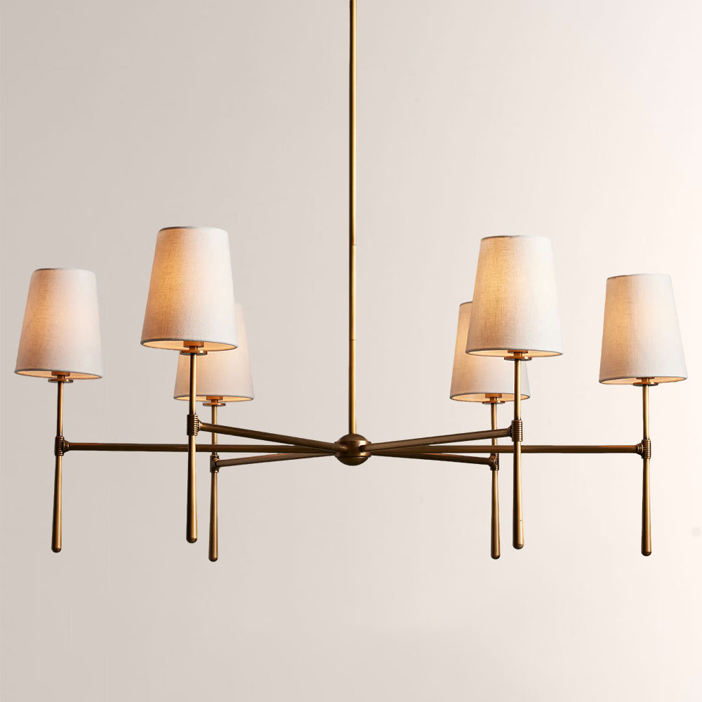 Rhodes Round Chandelier 4/6 Light - thebelacan