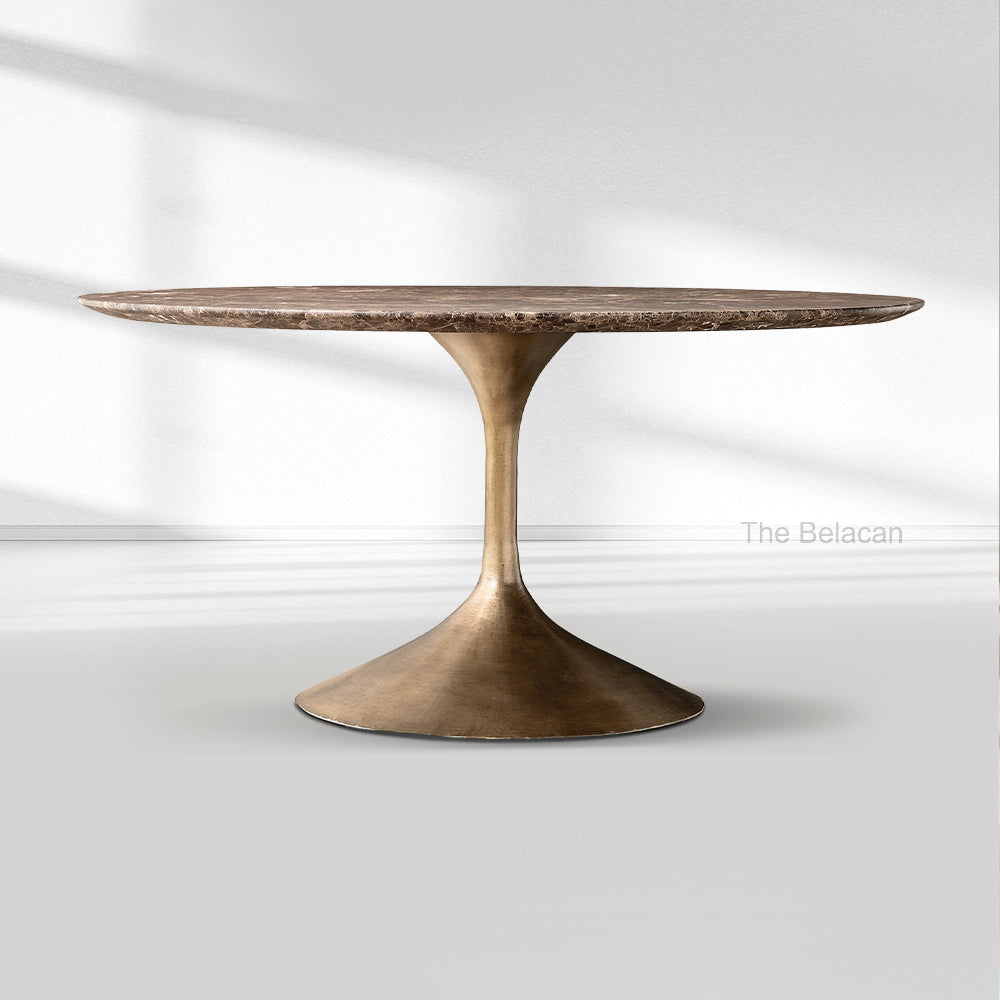 Aero Stone Round Dining Table - thebelacan