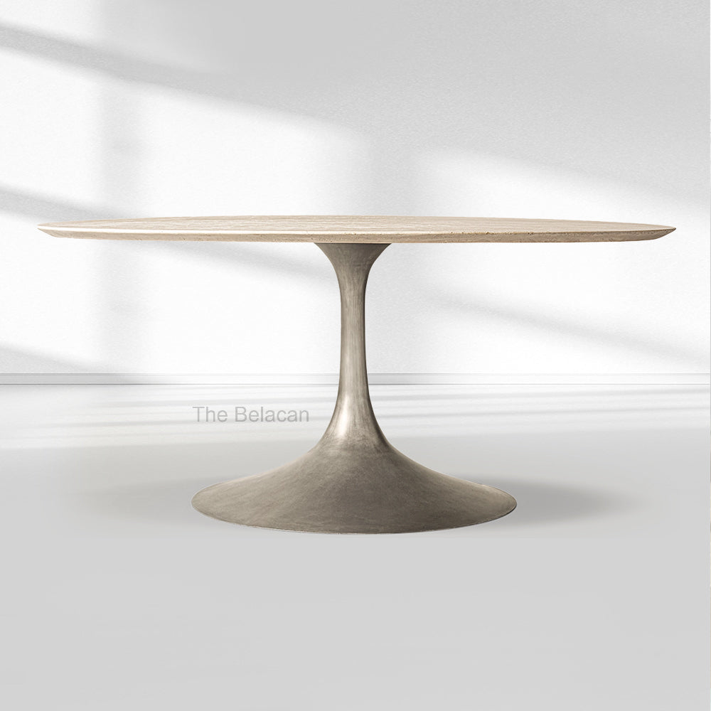 Aero Stone Round Dining Table - thebelacan