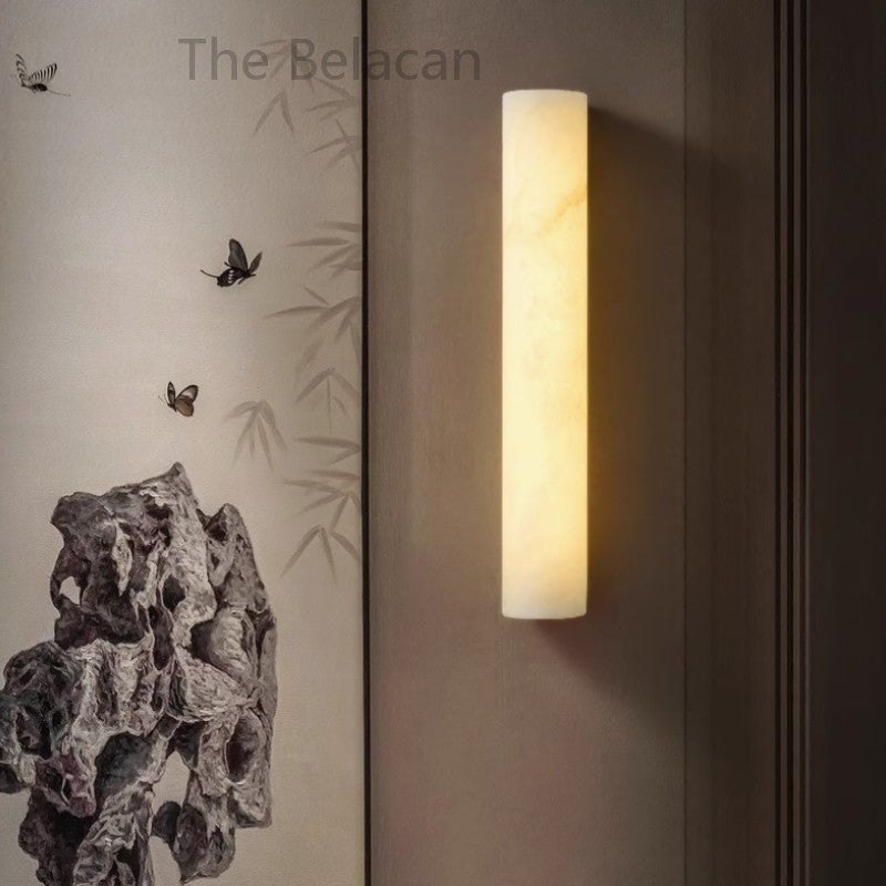Alabaster Encounter Wall Sconce - thebelacan