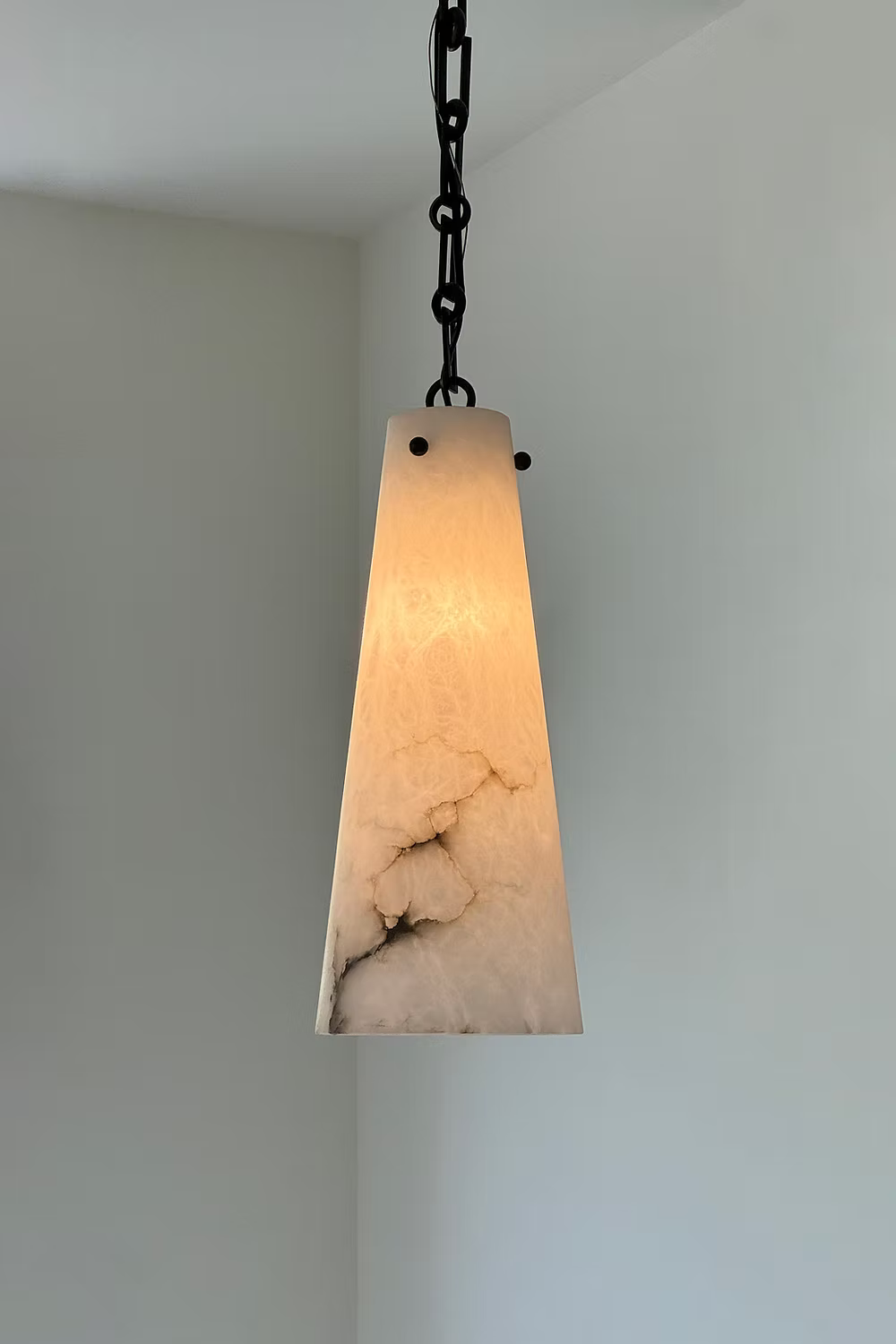 Alabaster Modern 3-light Marble Chandelier - thebelacan