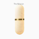 Alabaster Rostiute Wall Sconce - thebelacan