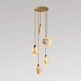 Alabaster Long Foyer Staircase Pendant Light 59'' 79'' 98'' 138''H - thebelacan